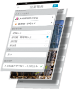 現場で素早く簡単報告・写真管理 現場で素早く簡単報告・写真管理